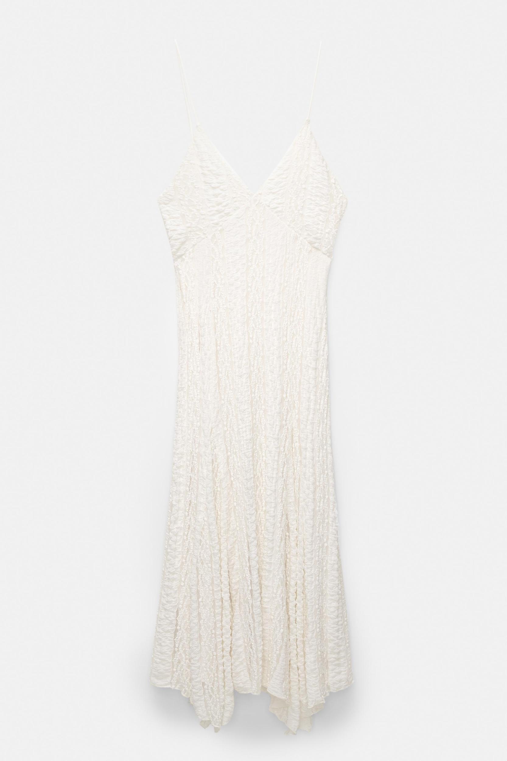 Lace Strappy Midi Dress Product Image