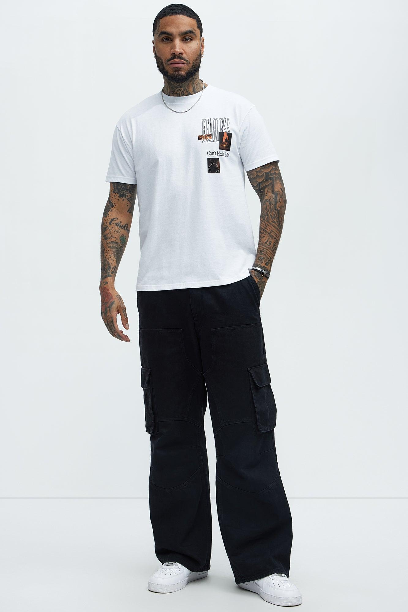 Fear Can't Hold Me Short Sleeve Tee - White Product Image