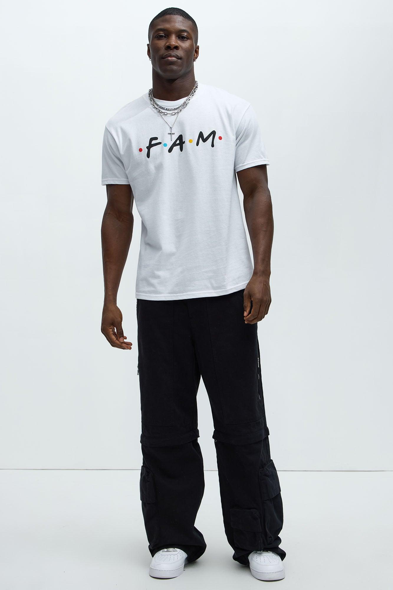 FAM Short Sleeve Tee - White Product Image