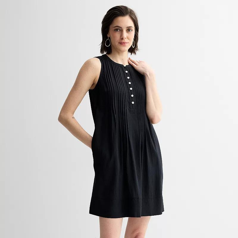 Women's Sonoma Goods For Life® Sleeveless Pintuck Dress,  Product Image