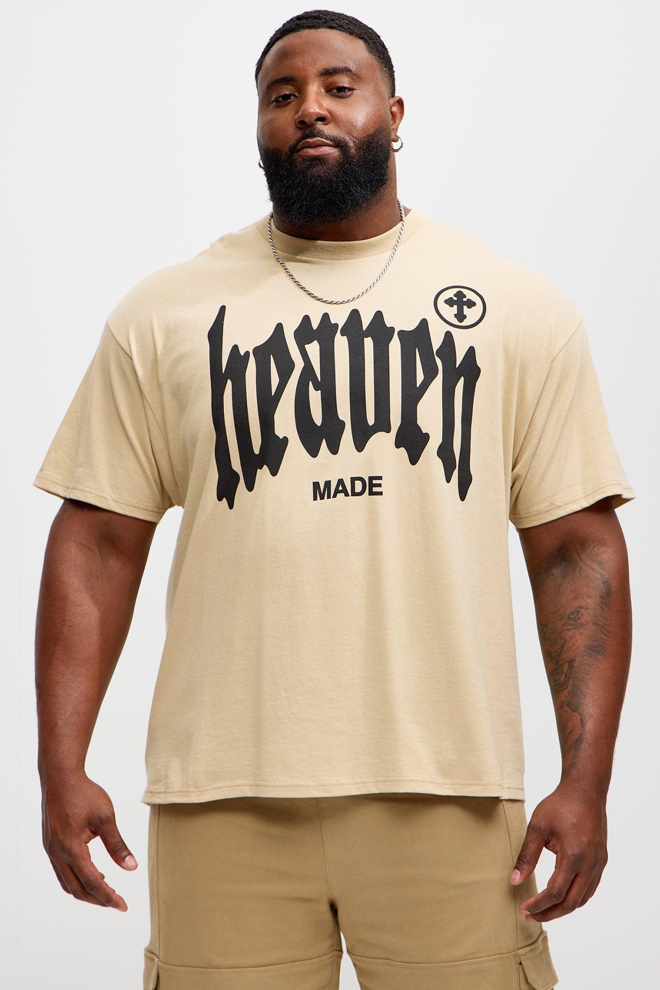 Heavenmade Stamp Short Sleeve Tee - Sand Product Image
