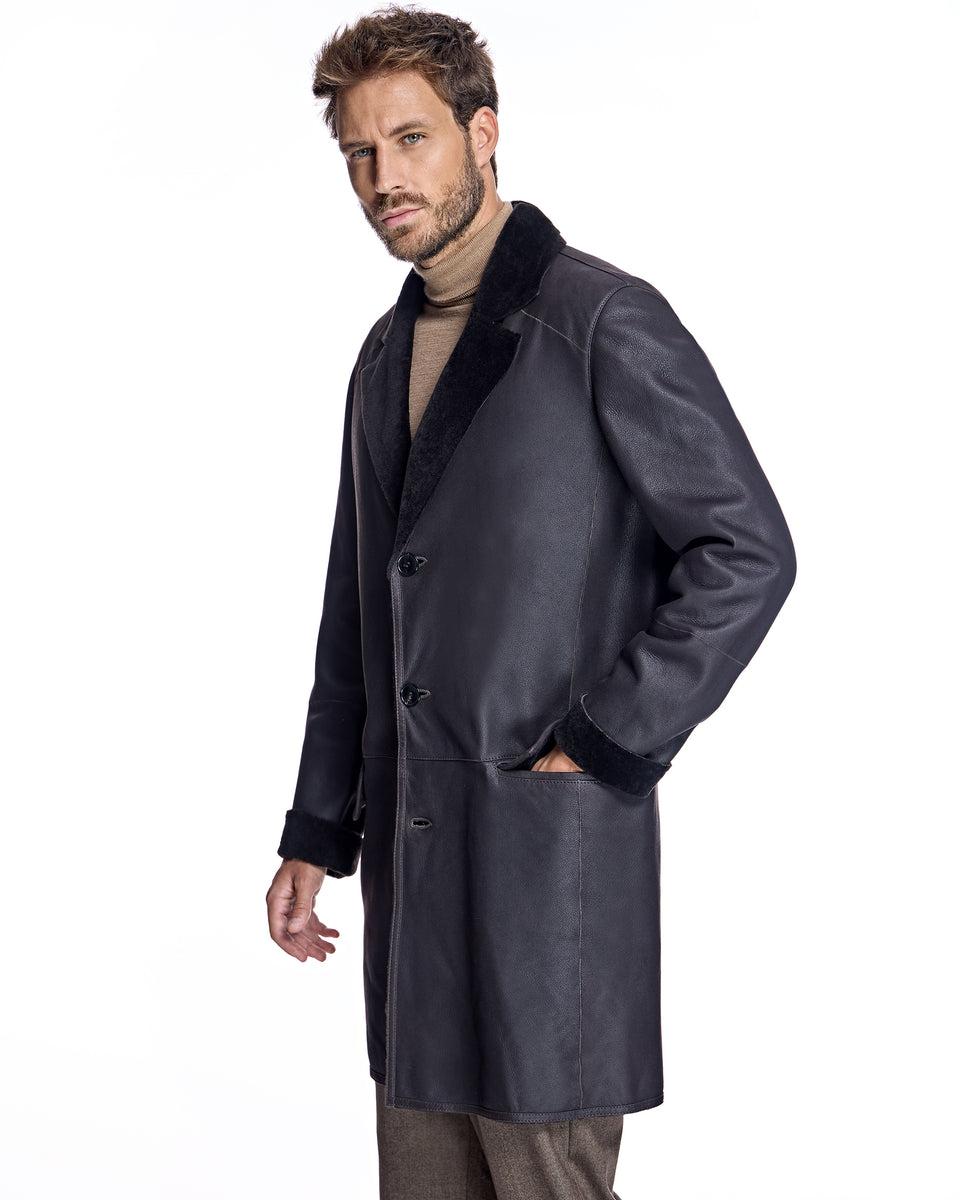 Men's Nappa Shearling Coat Product Image