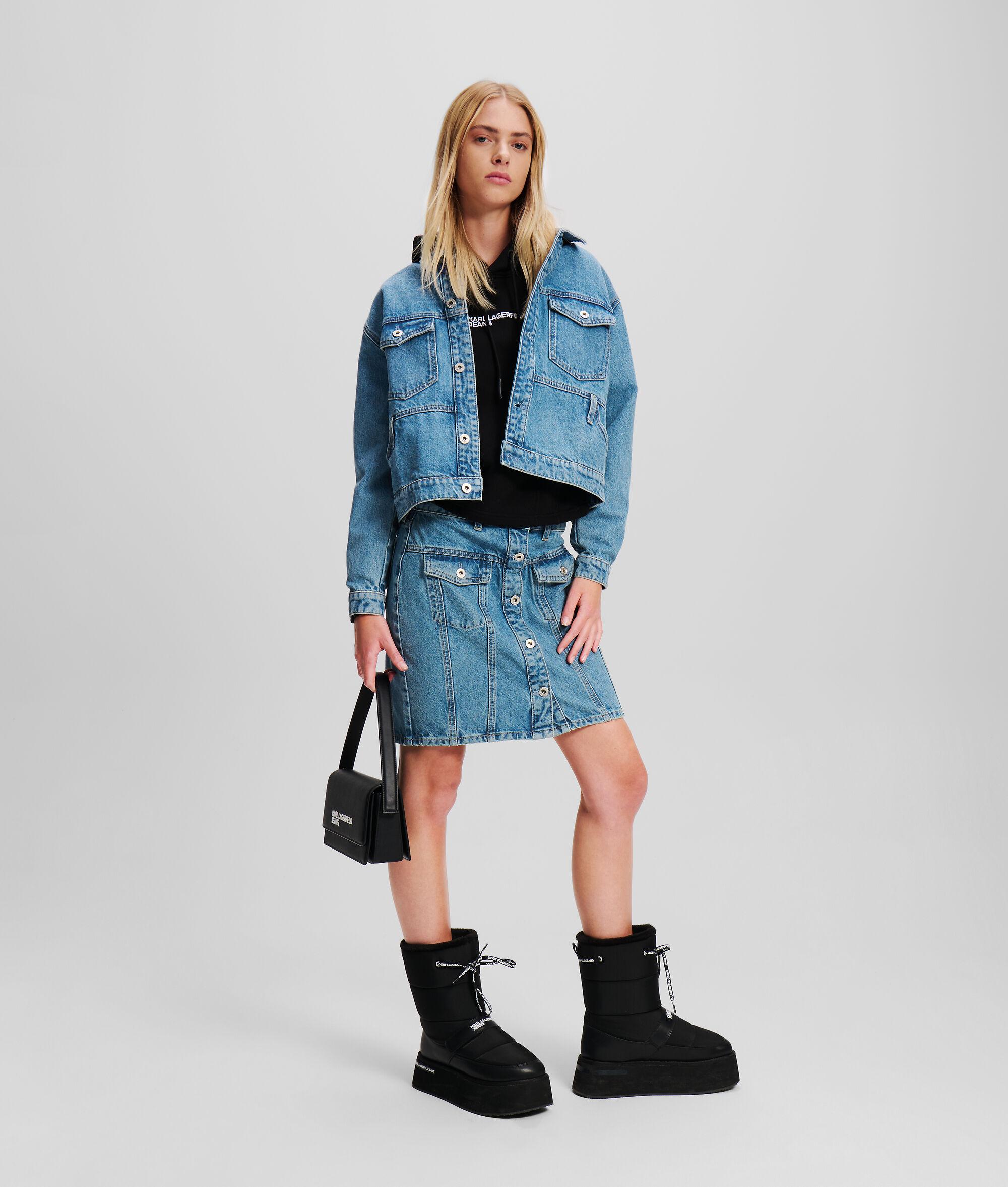 DENIM MINI SKIRT Product Image