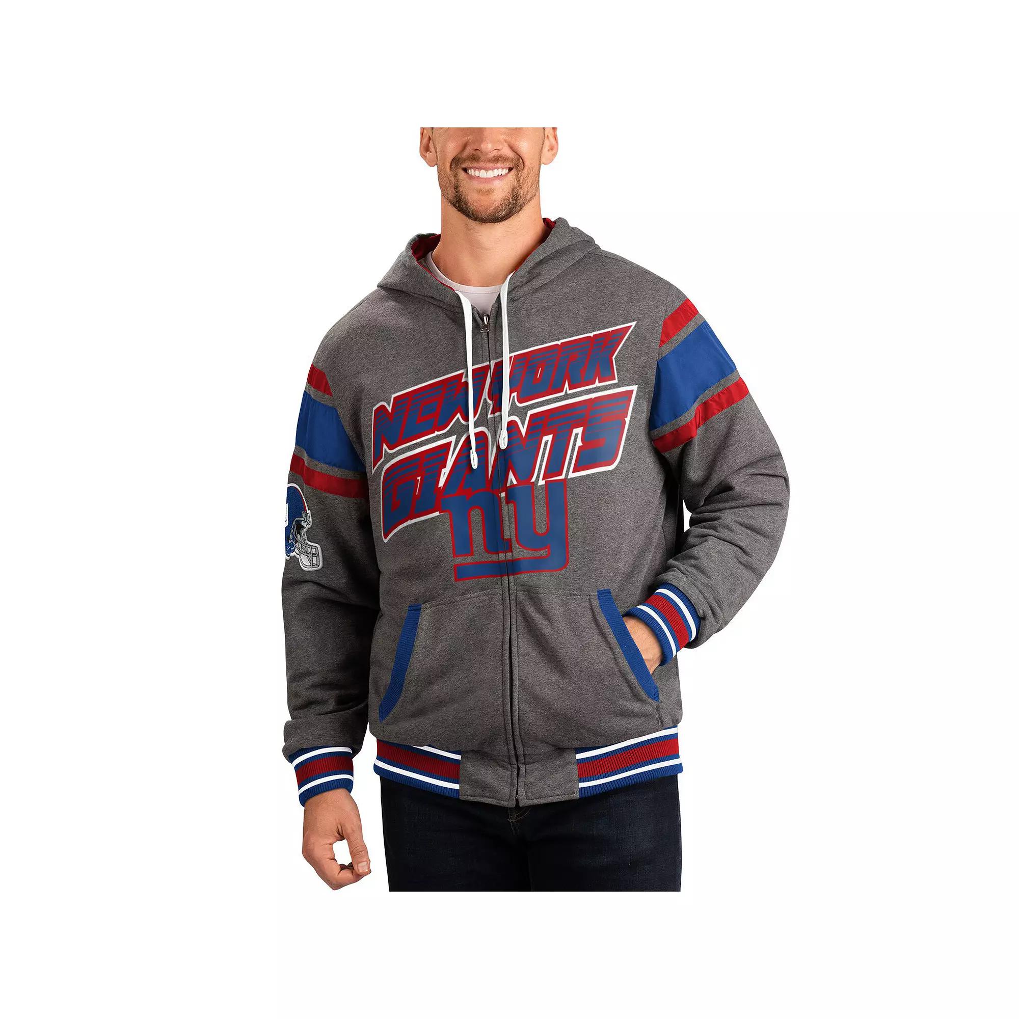 Men's G-III Sports by Carl Banks Burgundy/Gray Washington Commanders Extreme Full Back Reversible Hoodie Full-Zip Jacket,  Product Image