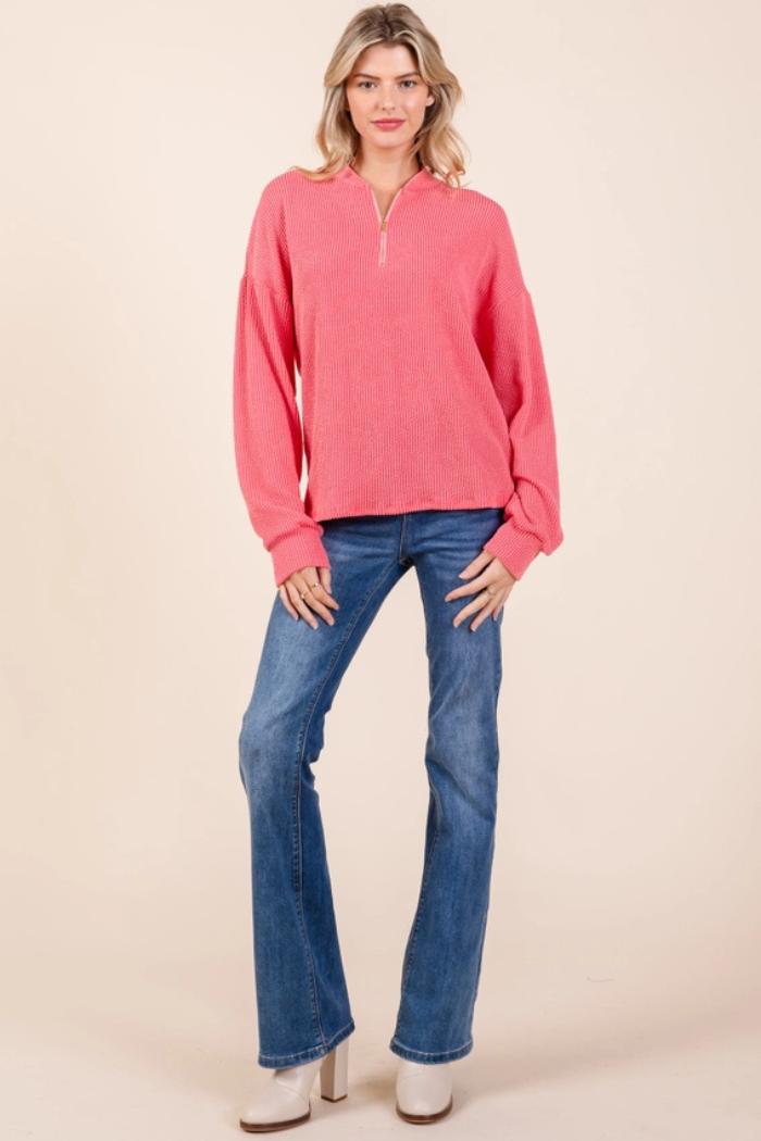 Comfy Rib Sweatshirt Product Image