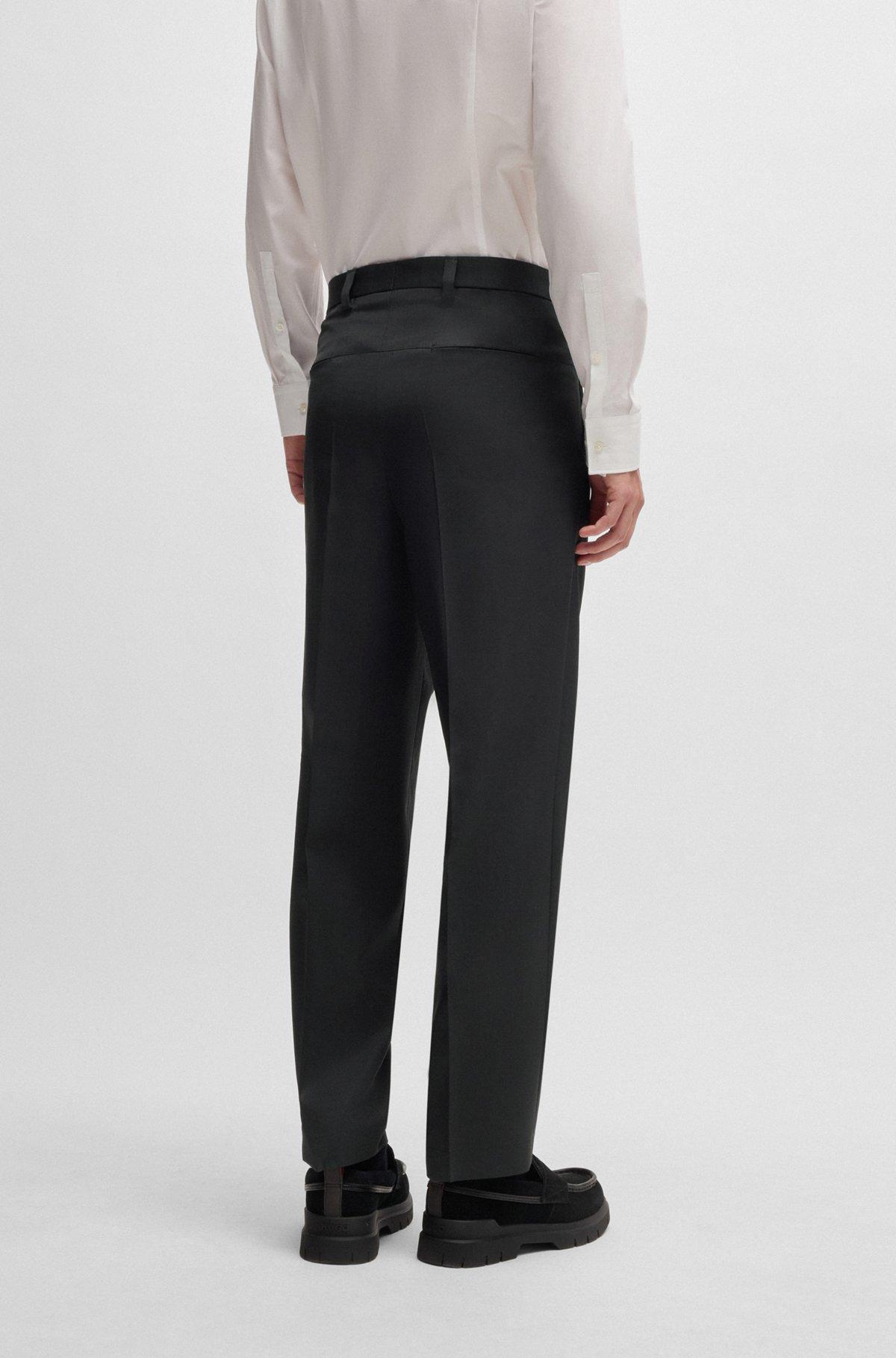HUGO FORWARD slim-fit trousers in wool-blend twill Product Image