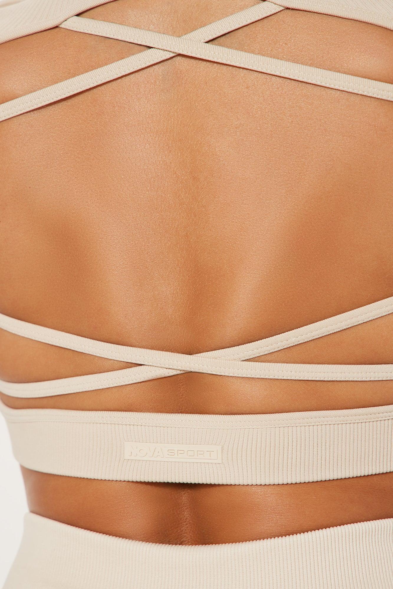 Resistance Effortless Seamless Active Top - Light Taupe Product Image