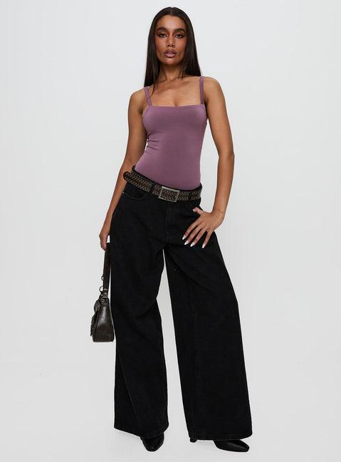 Off Stage Bodysuit Purple Product Image