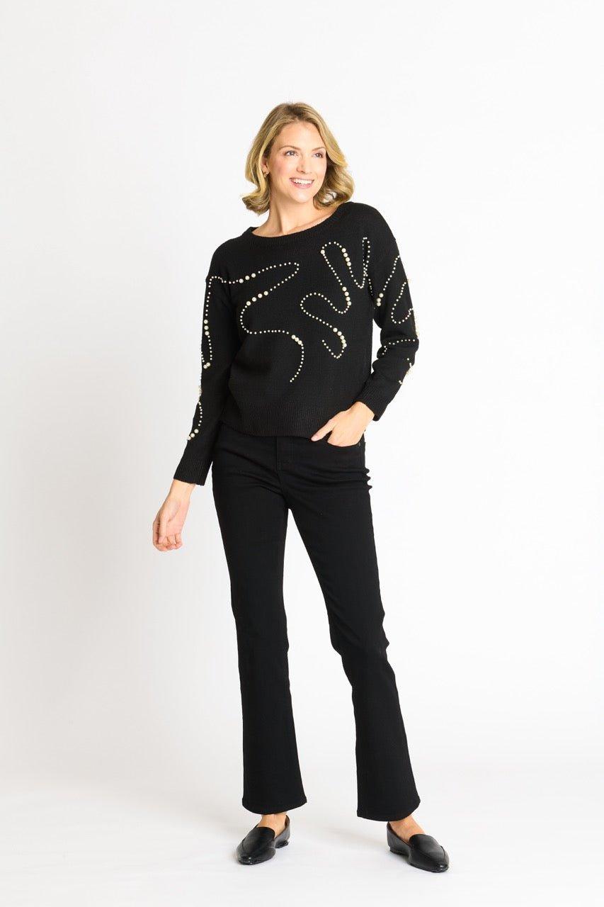 Pearl Swirl Crewneck Sweater Product Image