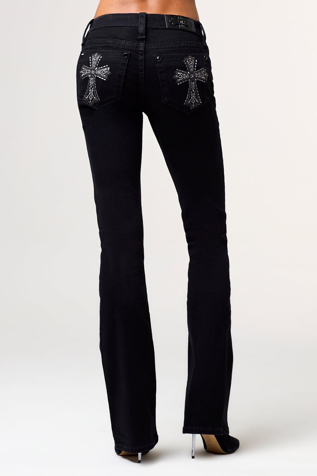 Zohar Cross Bootcut Jeans Product Image