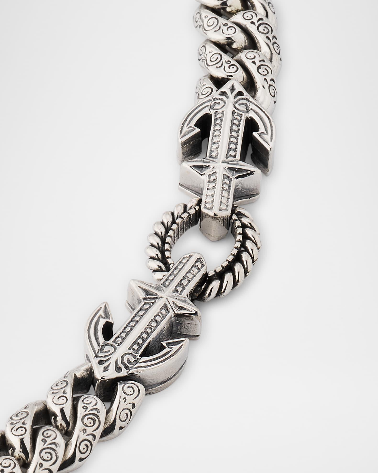 Mens Hydra Sterling Silver Bracelet Product Image