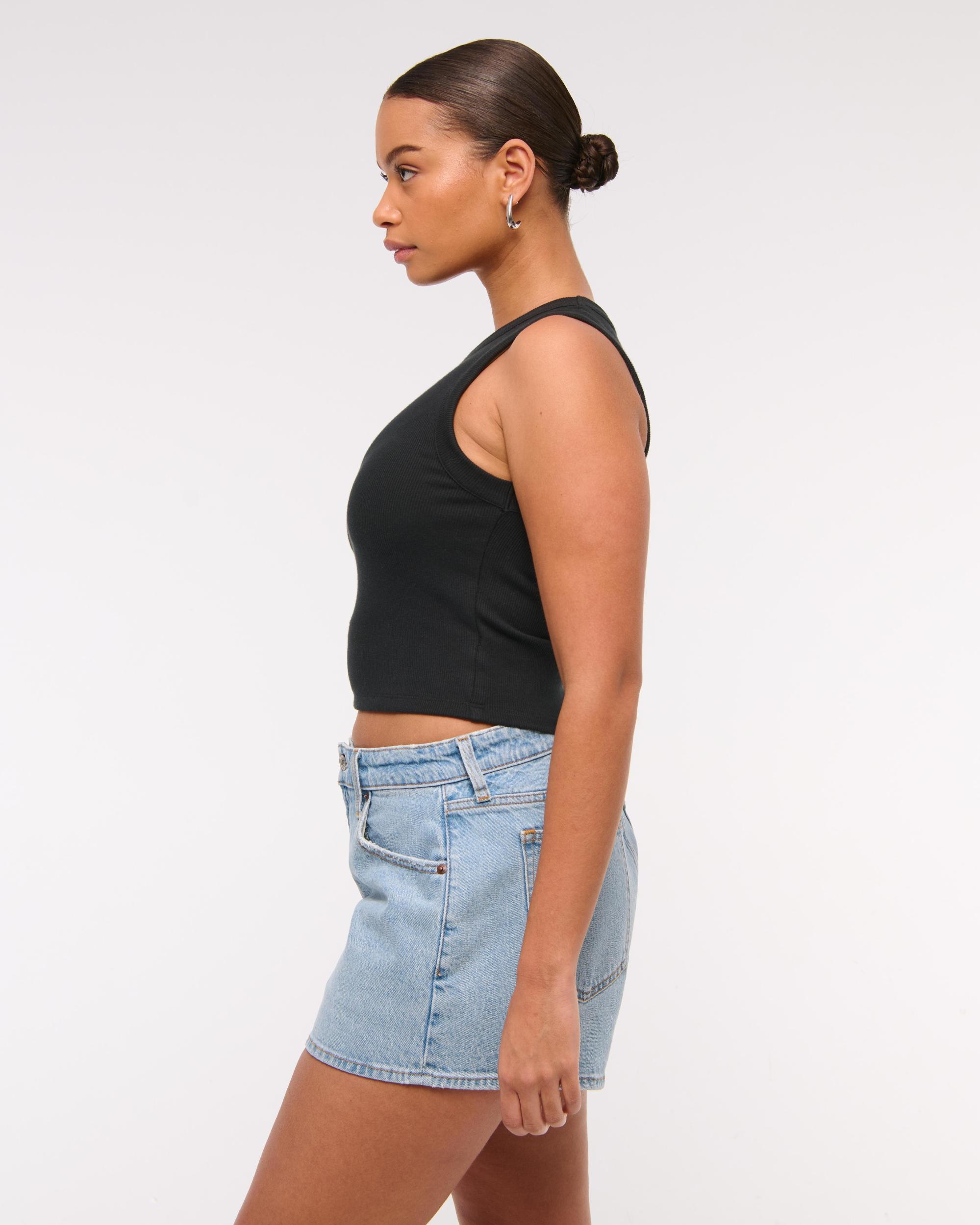 Curve Love Mid Rise A-Line Short Product Image