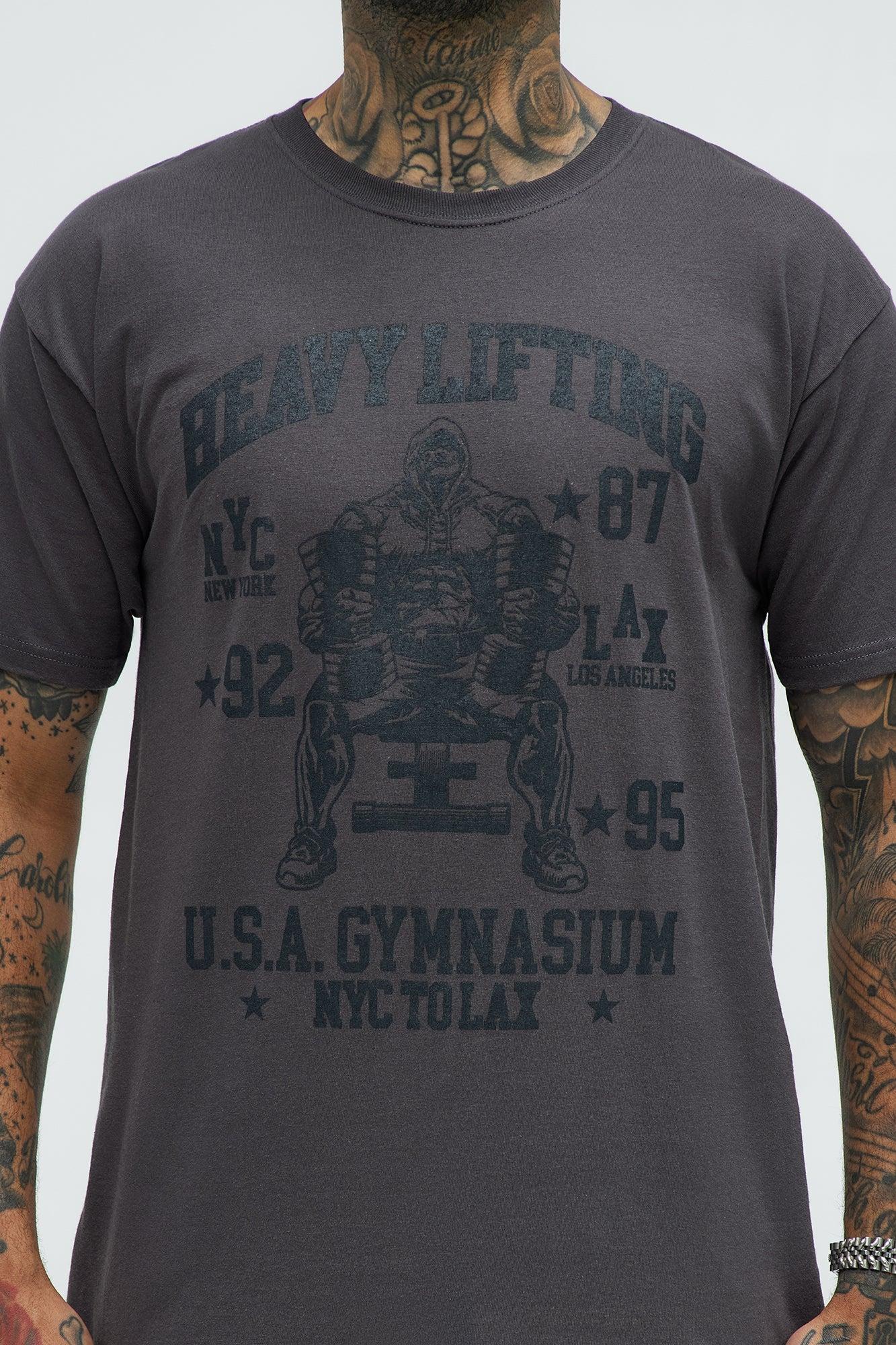 Heavy Lifting Short Sleeve Tee - Charcoal Product Image
