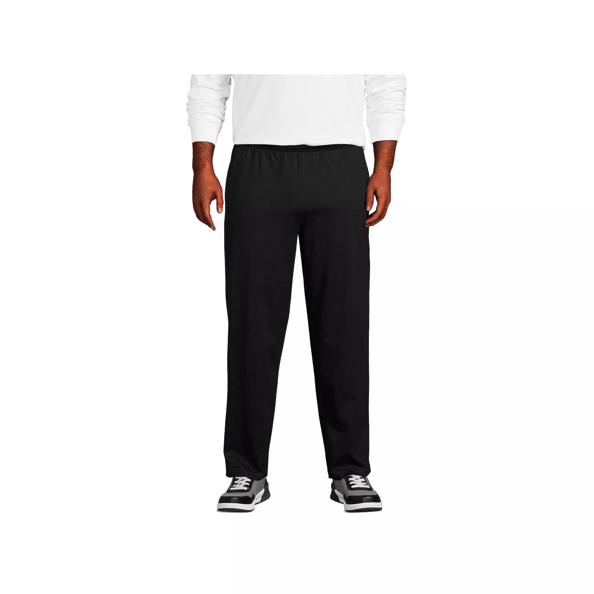 Big & Tall Lands' End Jersey Knit Sweatpants, Men's,  Product Image