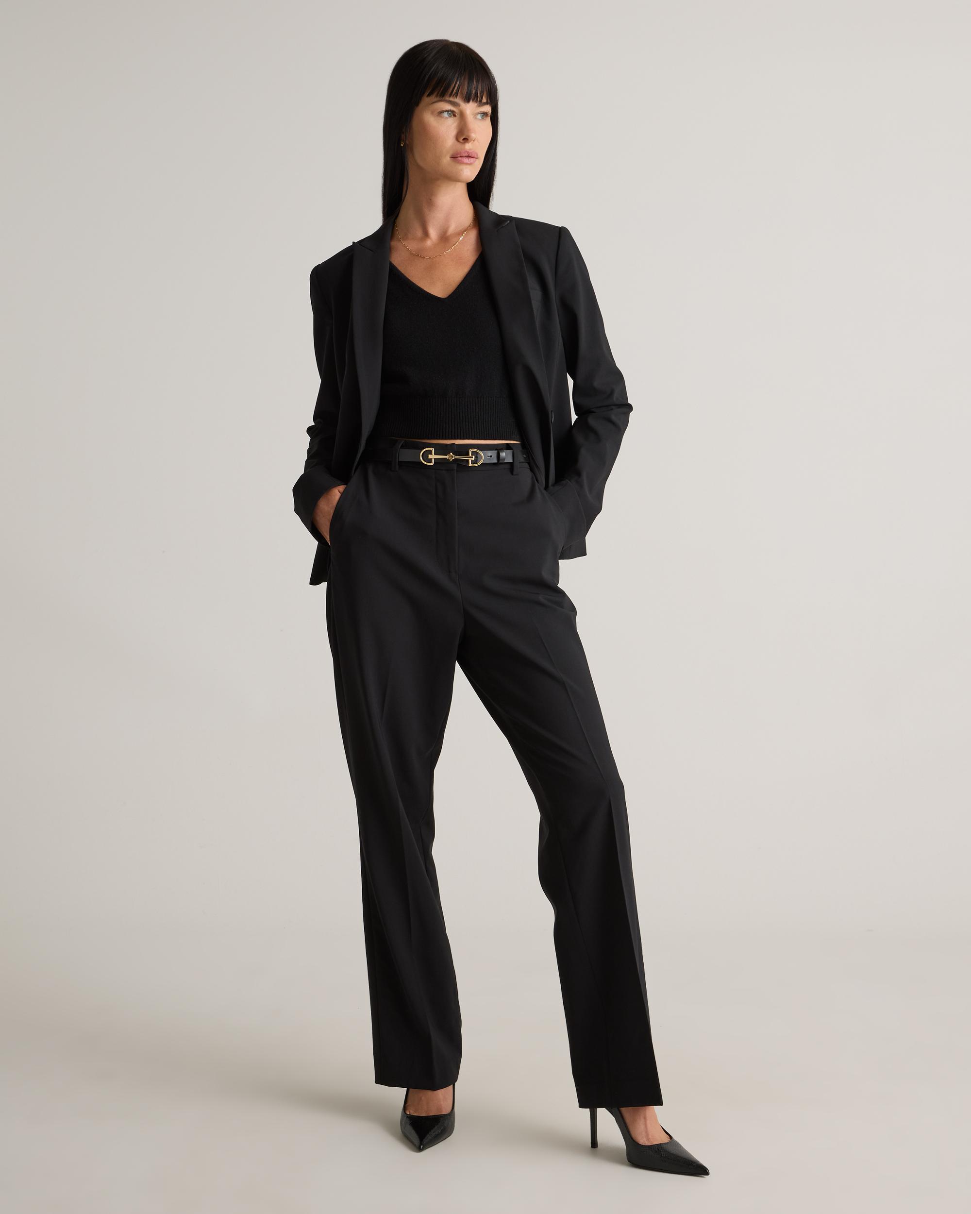 Quince | Women's Italian Wool Straight Leg Pants Product Image