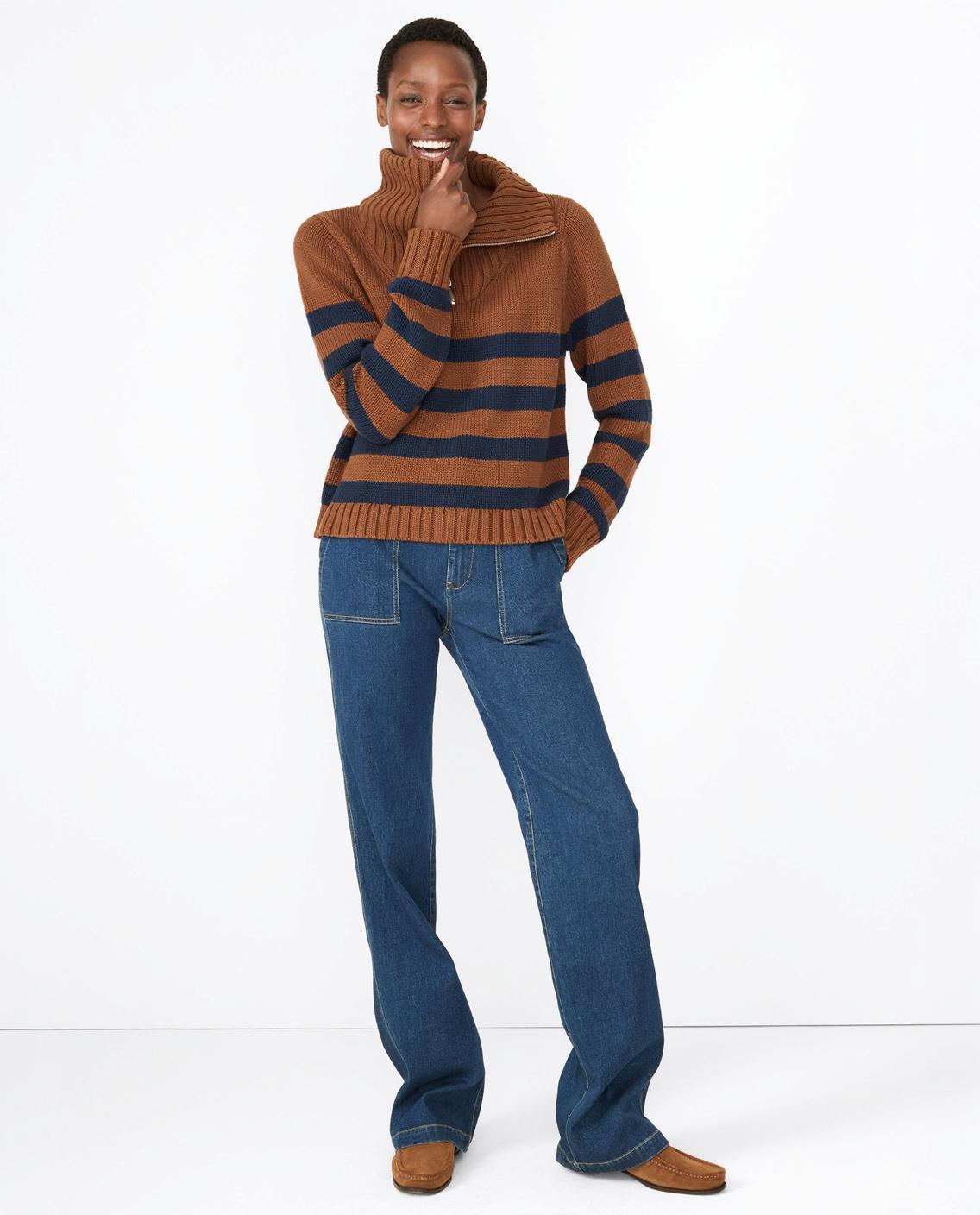 The Denim City Pants - Dark Denim Female Product Image