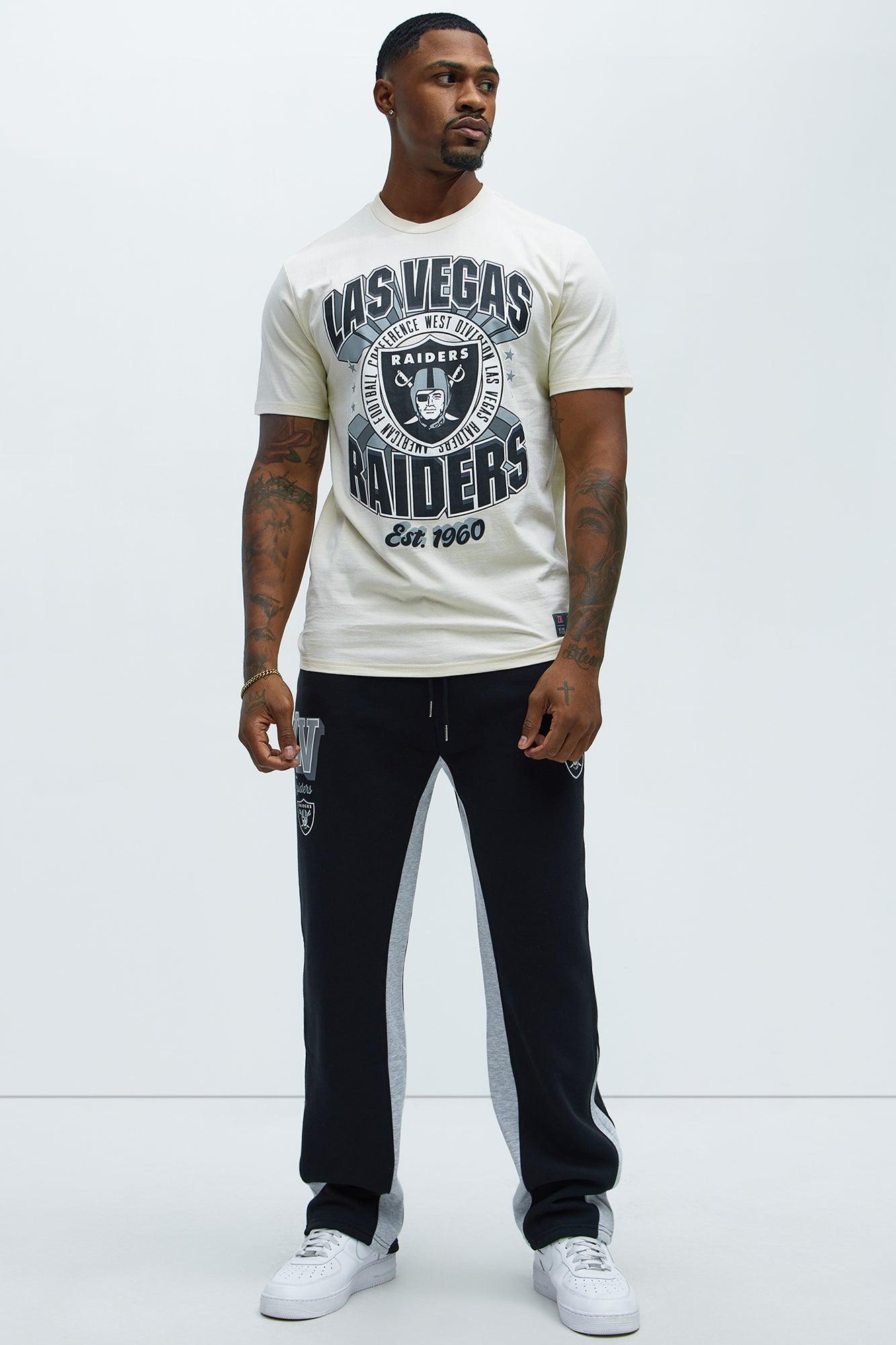 Raiders Upfront Short Sleeve Tee - White Product Image