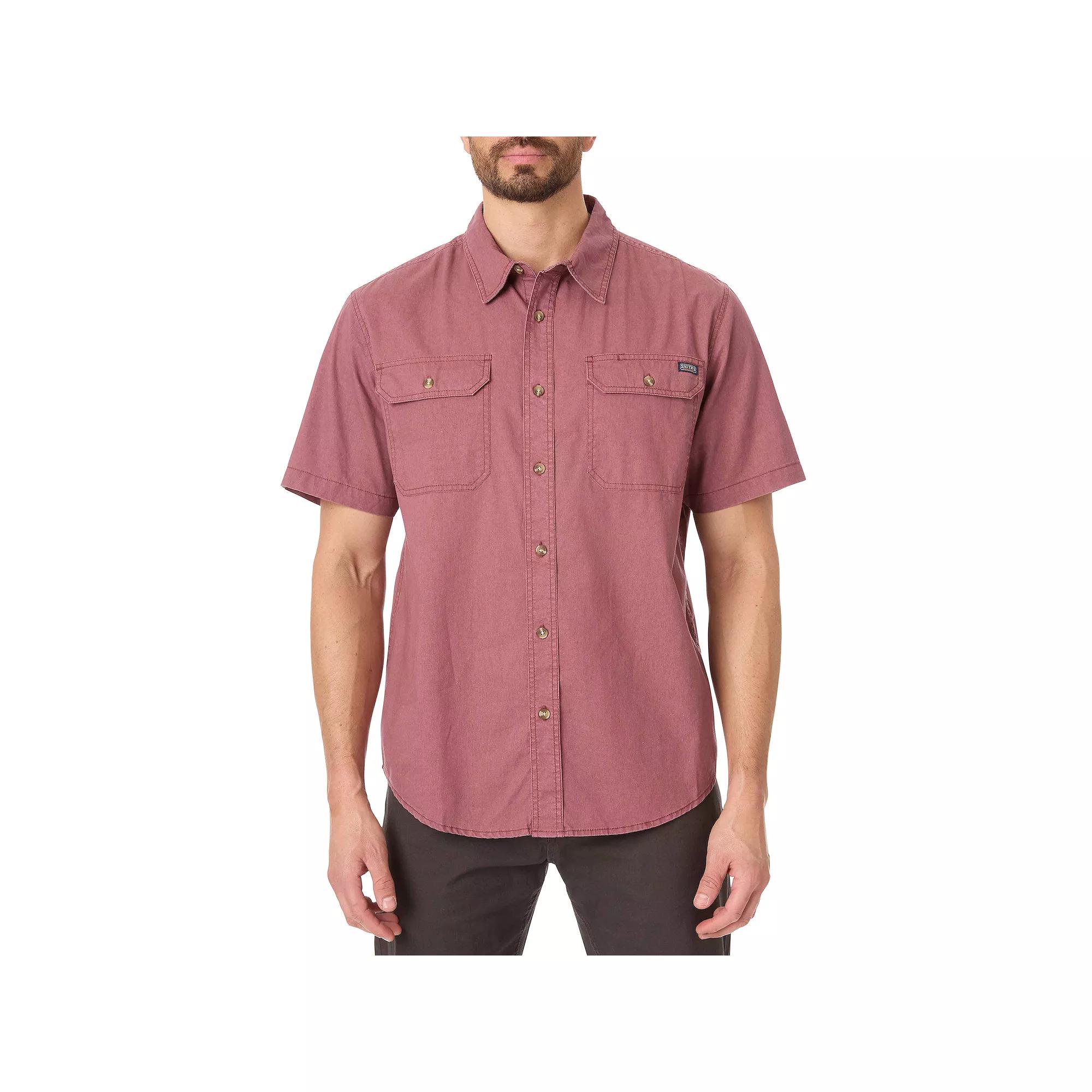 Mens Smith's Workwear Sandwashed Work Shirt, Men's,  Product Image