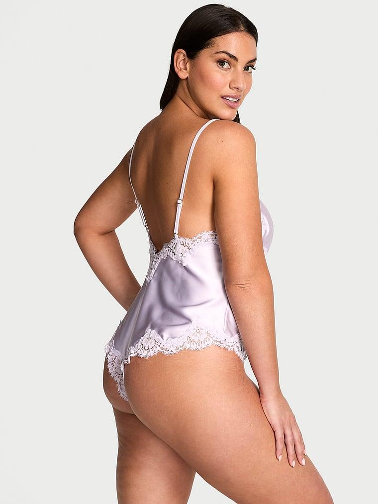 Dare to Dream Lace & Satin Cheeky Teddy Product Image