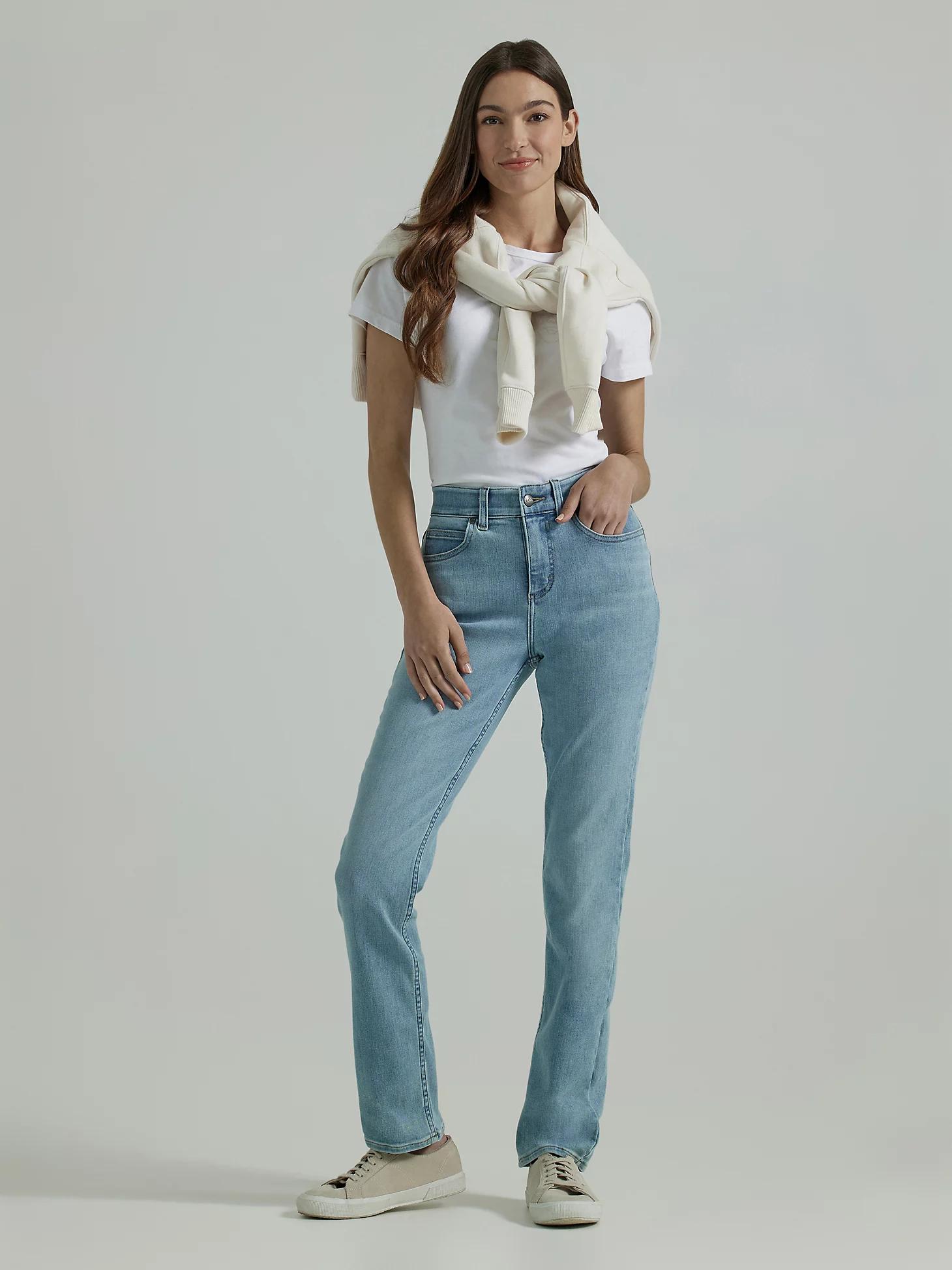 Women's Ultra Lux Comfort with Flex Motion Straight Jean | Women's Jeans | Lee® Product Image