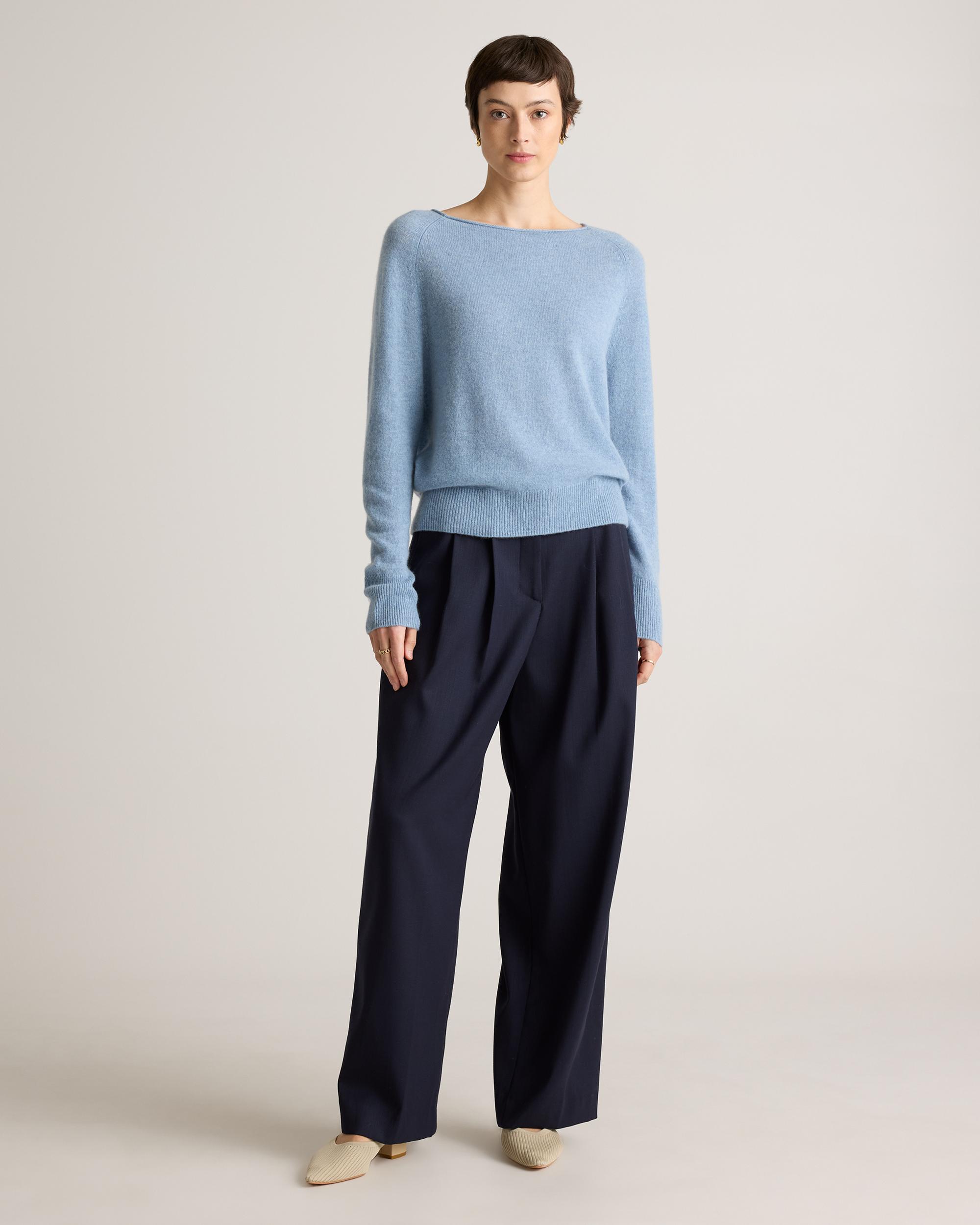 Quince | Women's Mongolian Cashmere Boatneck Sweater Size XS Product Image