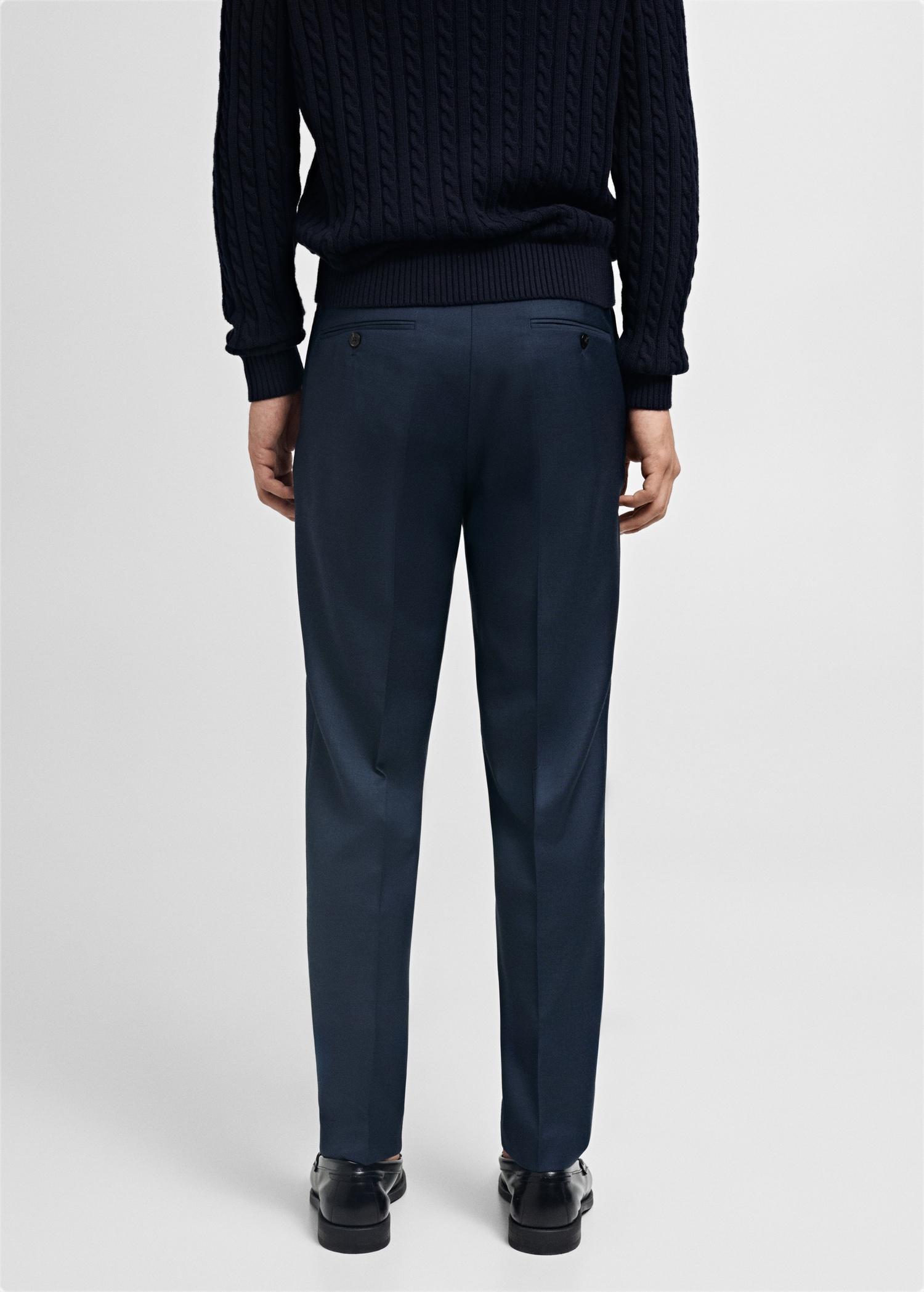 Venice 100% virgin wool suit pants - Men | MANGO USA Product Image