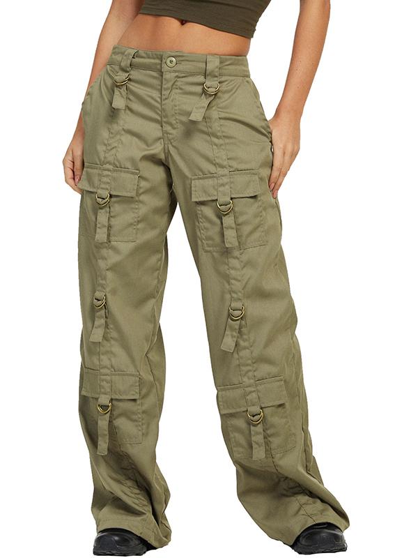 Low Waist Pocket Cargo Jean Product Image