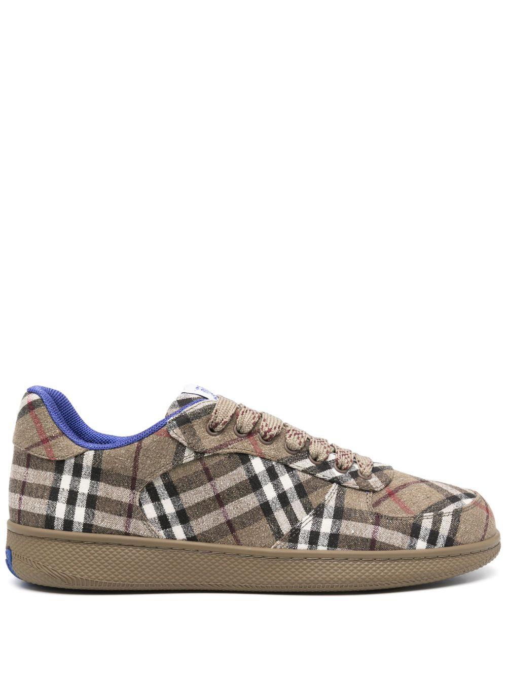 checked sneakers Product Image