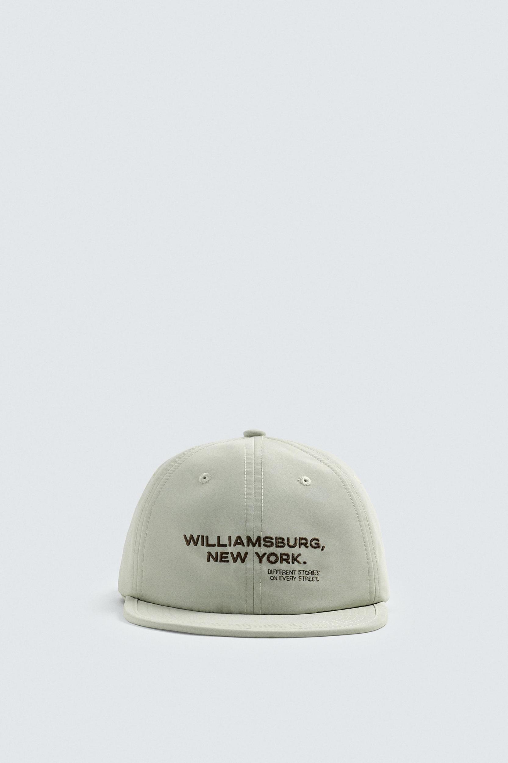 EMBROIDERED FLAT VISOR CAP Product Image