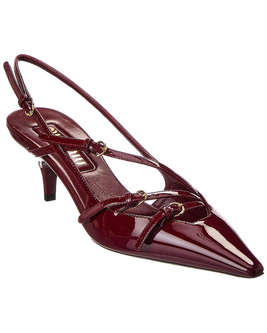 105mm buckle-detail slingblack pumps Product Image