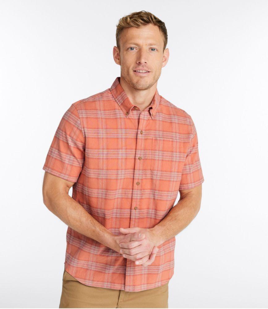Men's Stonecoast Hemp Shirt, Short-Sleeve, Slightly Fitted Untucked Fit Product Image