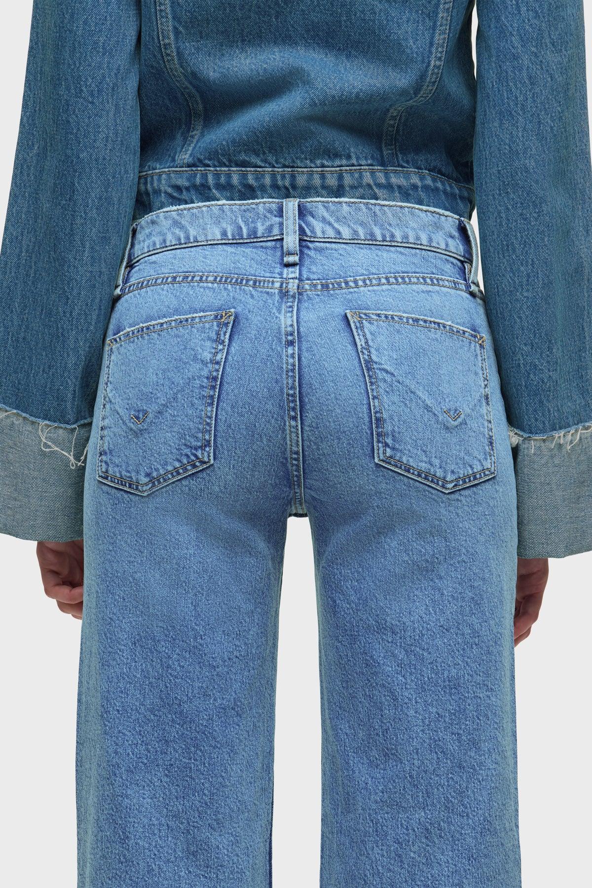 Rosie Wide Leg Ankle Raw Hem Female Product Image