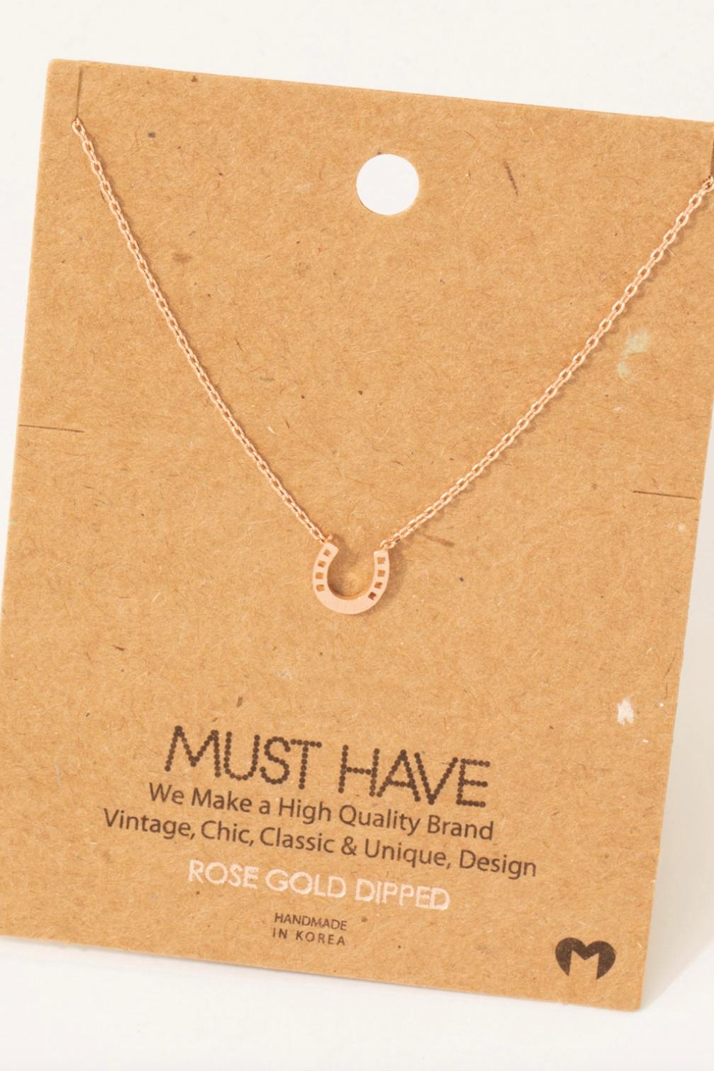 Lucky Horse Shoe Neckalce Product Image