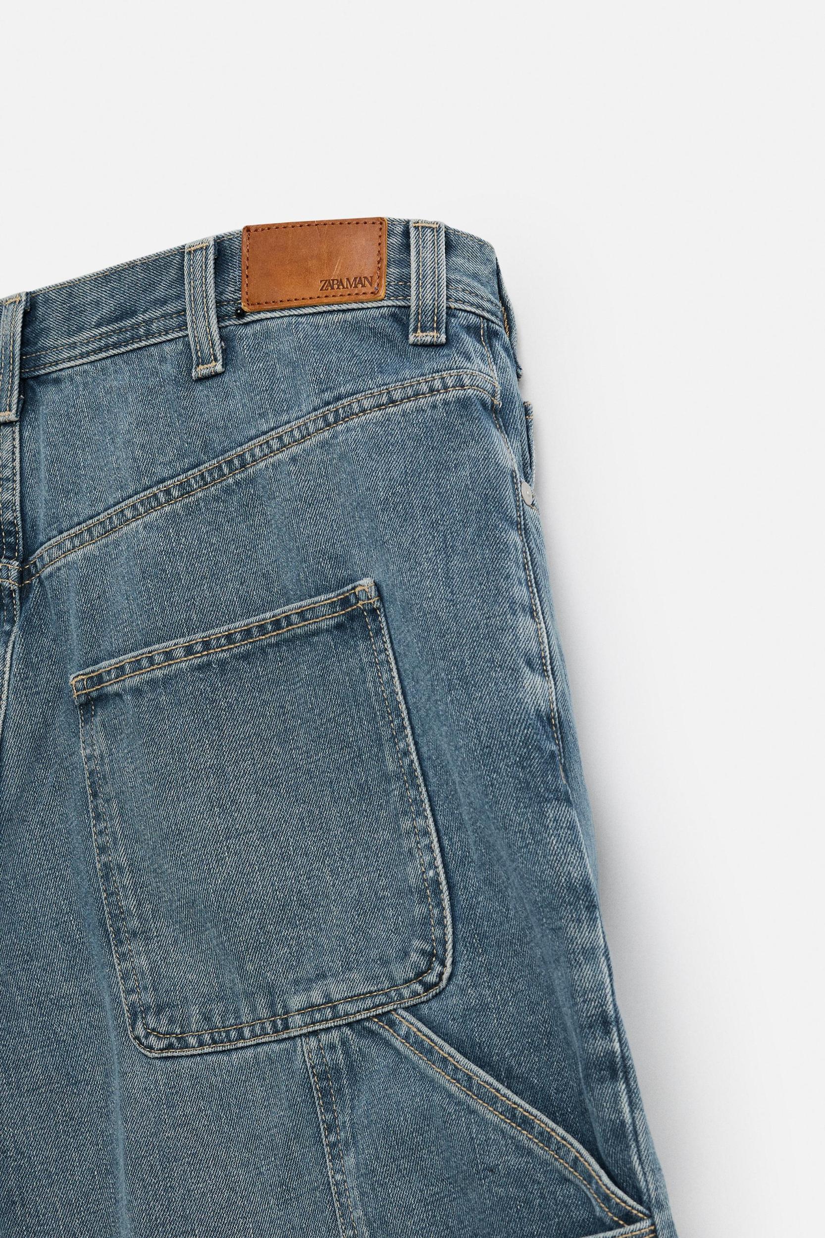 BAGGY FIT CARPENTER DENIM SHORTS Product Image