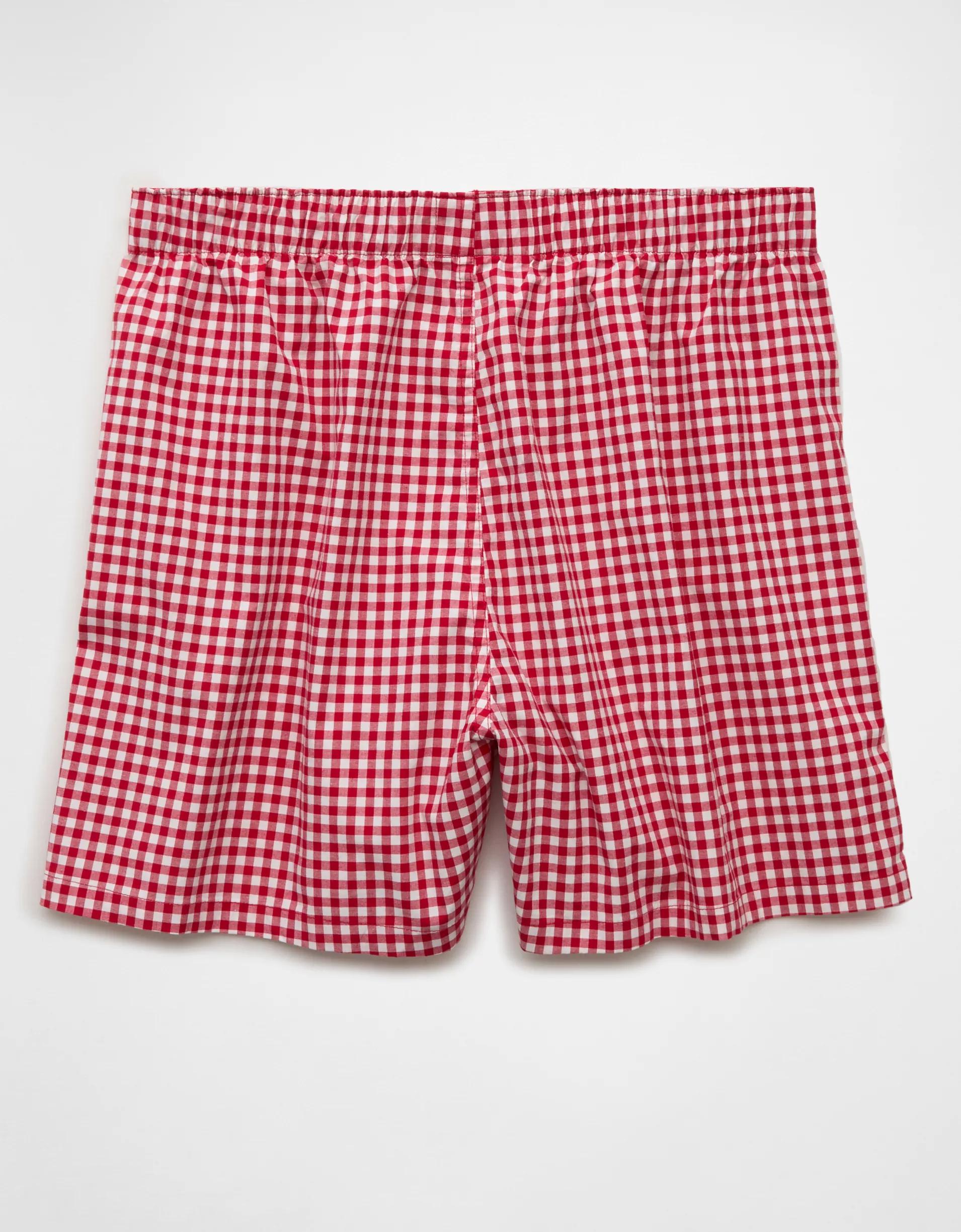 AEO Plaid Stretch Boxer Short Product Image