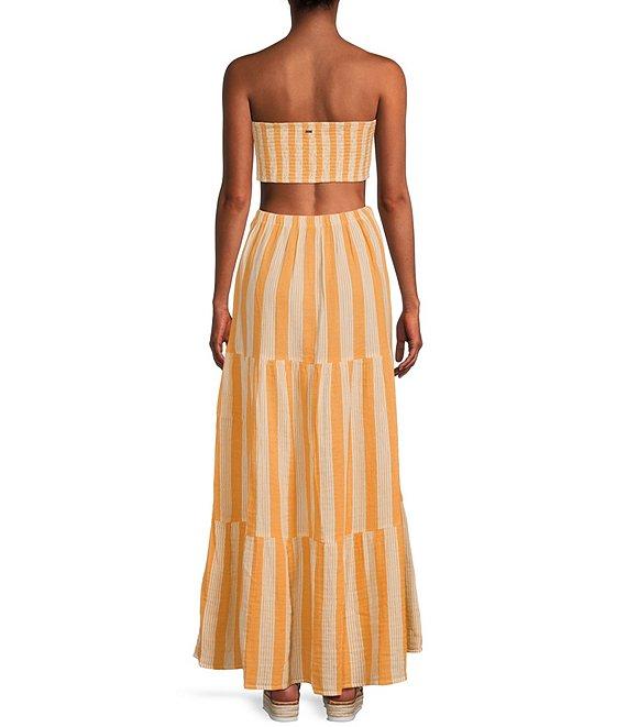 Rip Curl Premium Surf Striped Strapless Maxi Dress Product Image