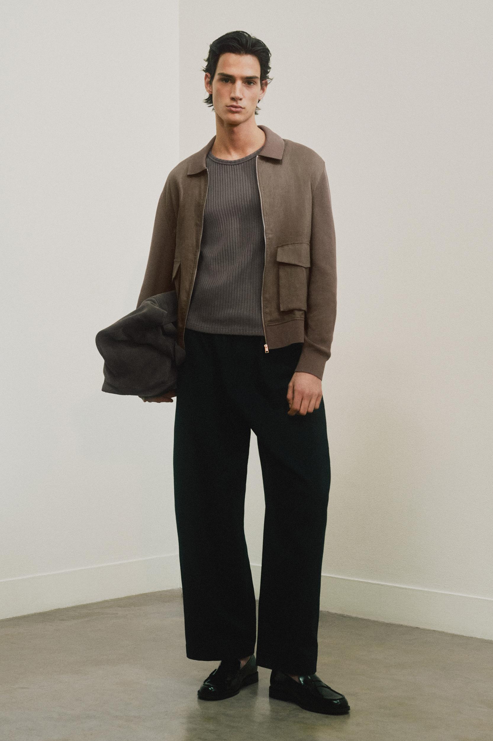 BARREL-LEG DRAWSTRING PANTS Product Image