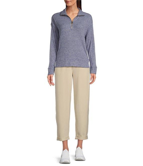 Kinesis Drawstring Elastic Waist Roll Cuff Sweatpants Product Image