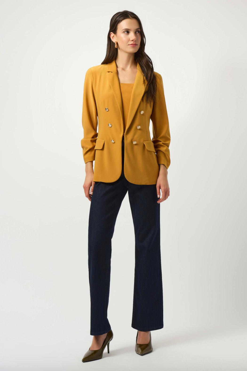 Silky Knit Fitted Blazer - Medallion Product Image
