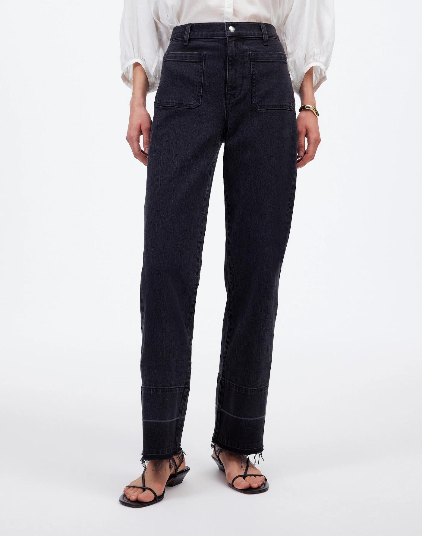 Emmett Wide-Leg Jean: Let Down Hem Edition Product Image
