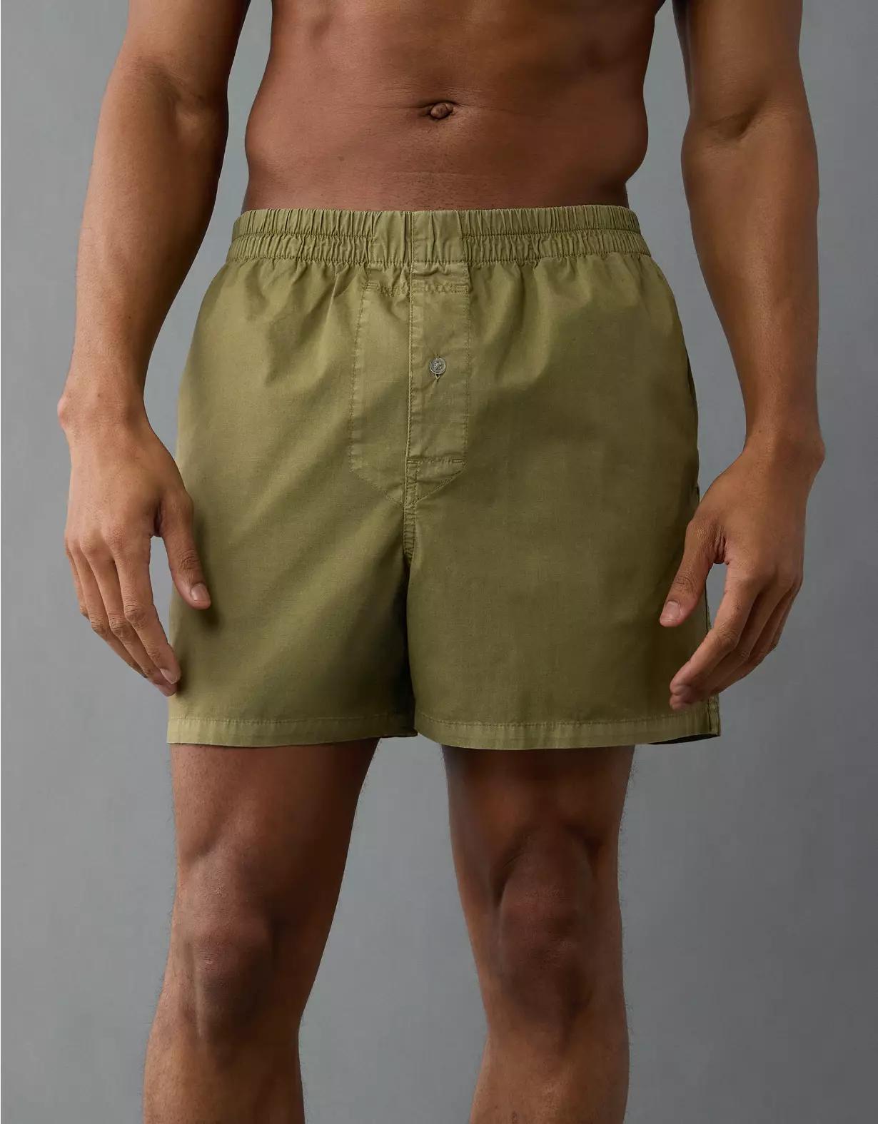 AEO Men's Poplin Pocket Boxer Short Product Image