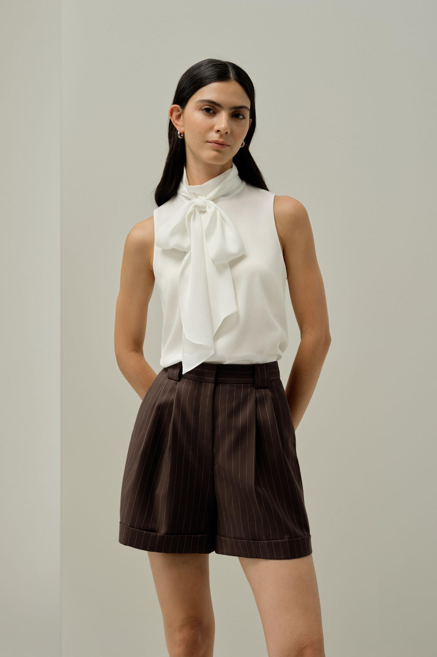 LILYSILK Silk Tank Tops - Womens - Chocolate Natural Silk - Exquisite Sleeveless Tops Petite L Product Image