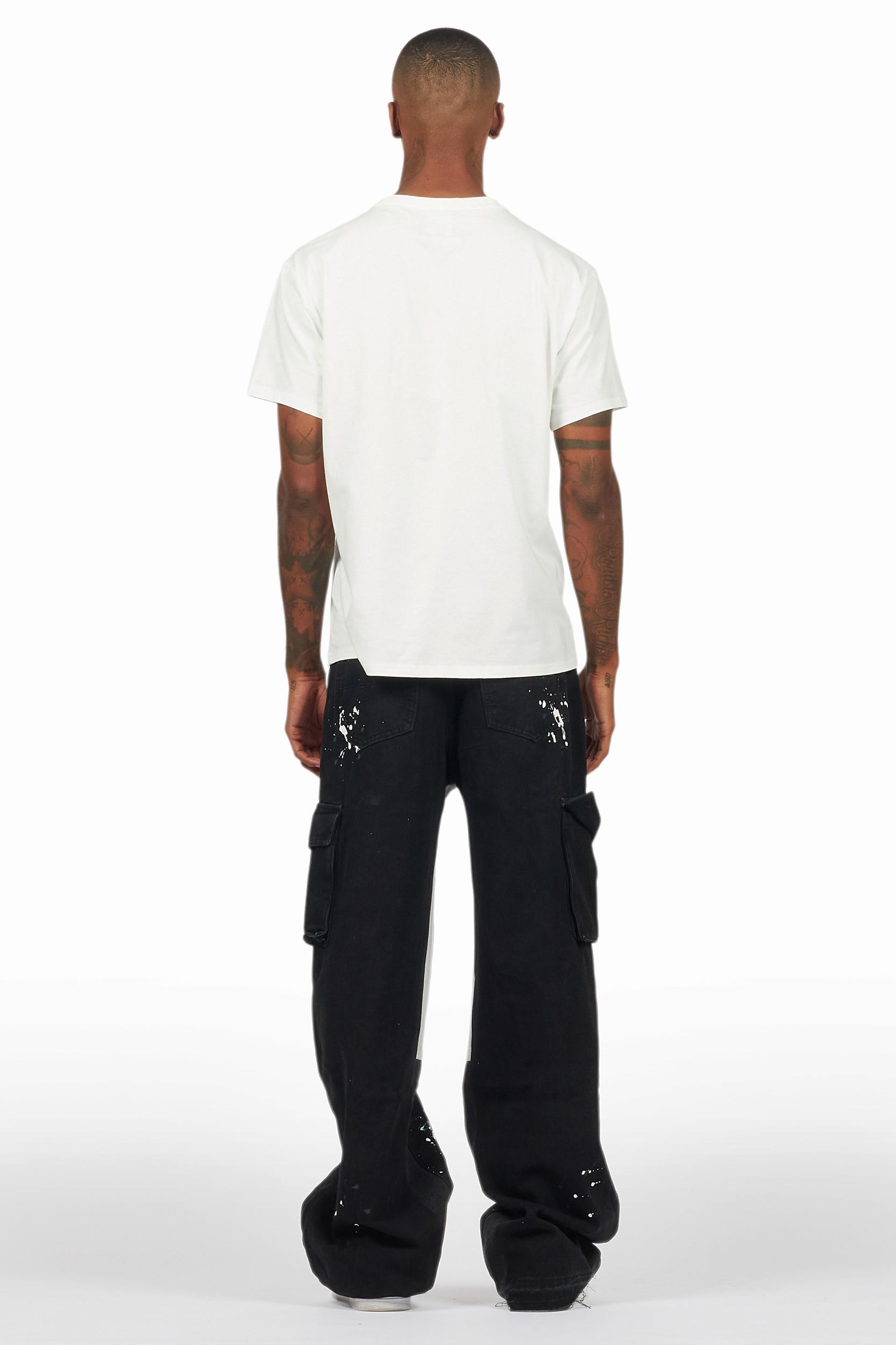 Dallin Black Painter Baggy Cargo Jean Male Product Image