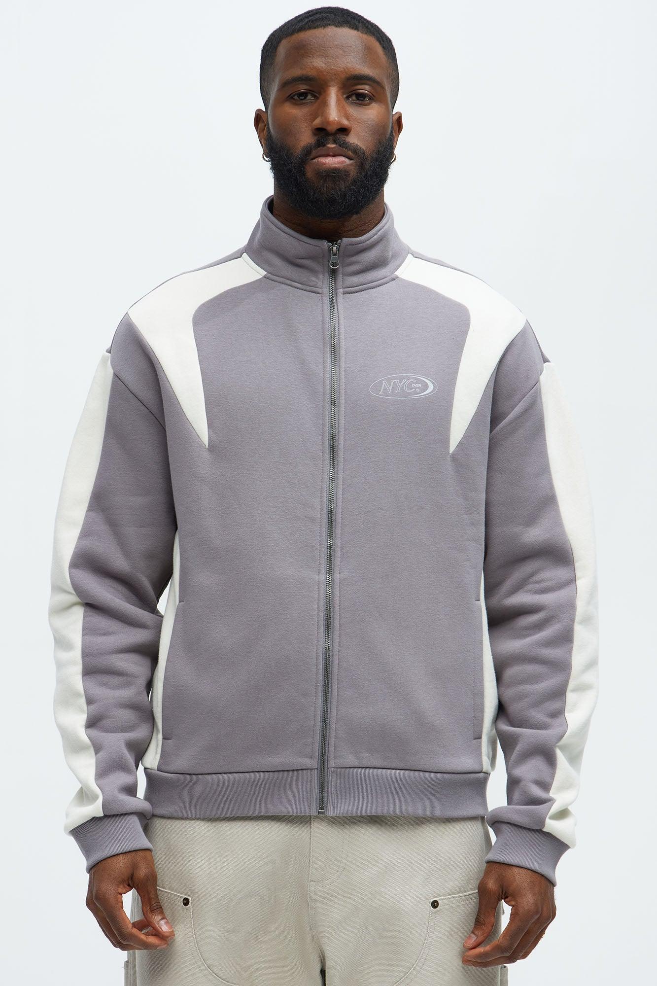 NYC Fleece Jacket - Grey Product Image