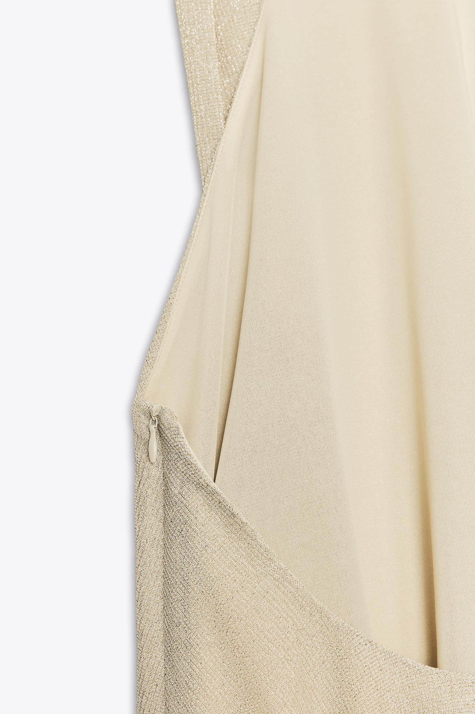 METALLIC THREAD HALTER TOP Product Image