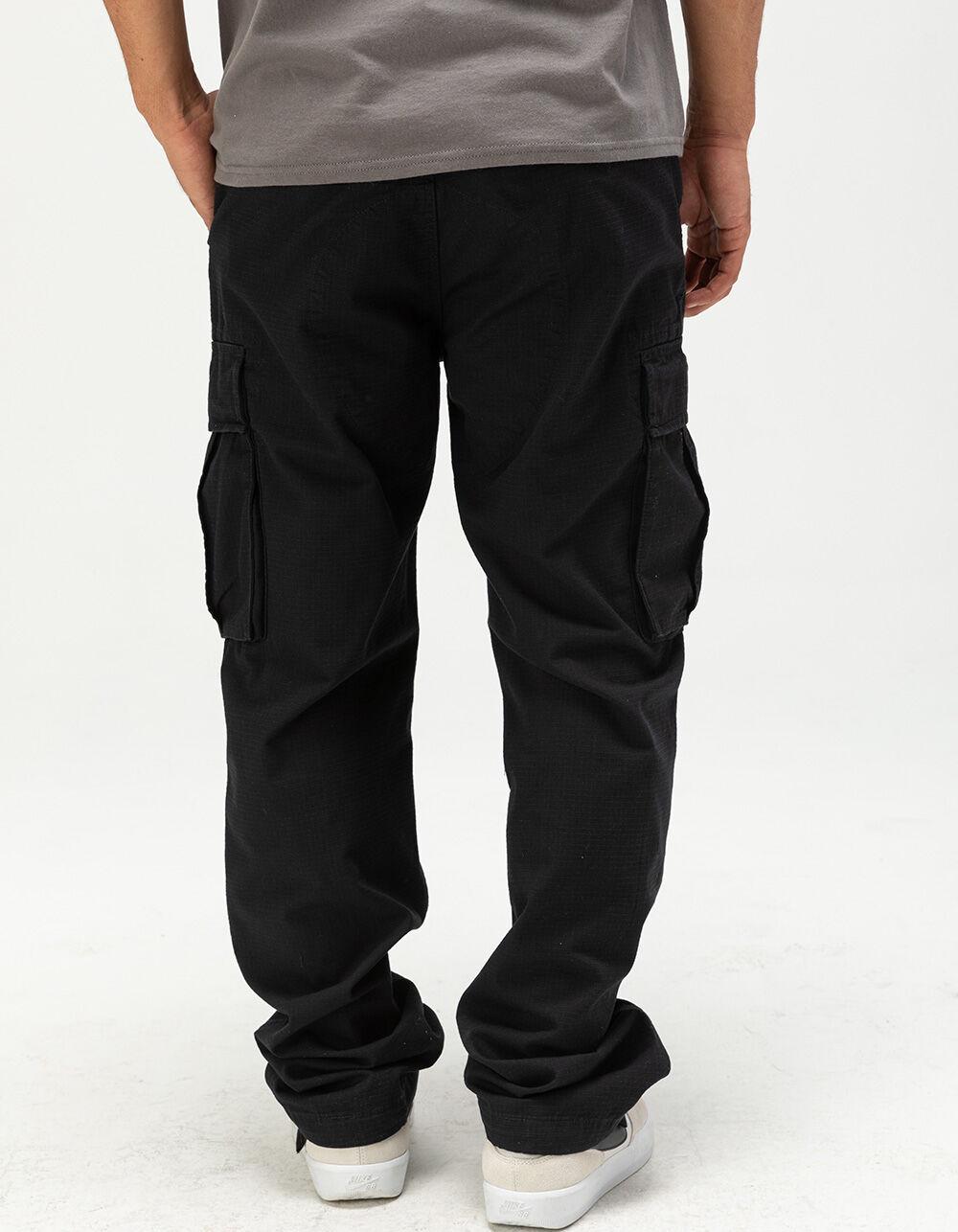 DICKIES Eagle Bend Relaxed Fit Double Knee Mens Cargo Pants - BLACK Product Image