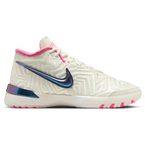 Nike Mens Lebron James Nike LBJ Nxxt Genisus - Mens Basketball Shoes Sail/Hyper Pink Product Image