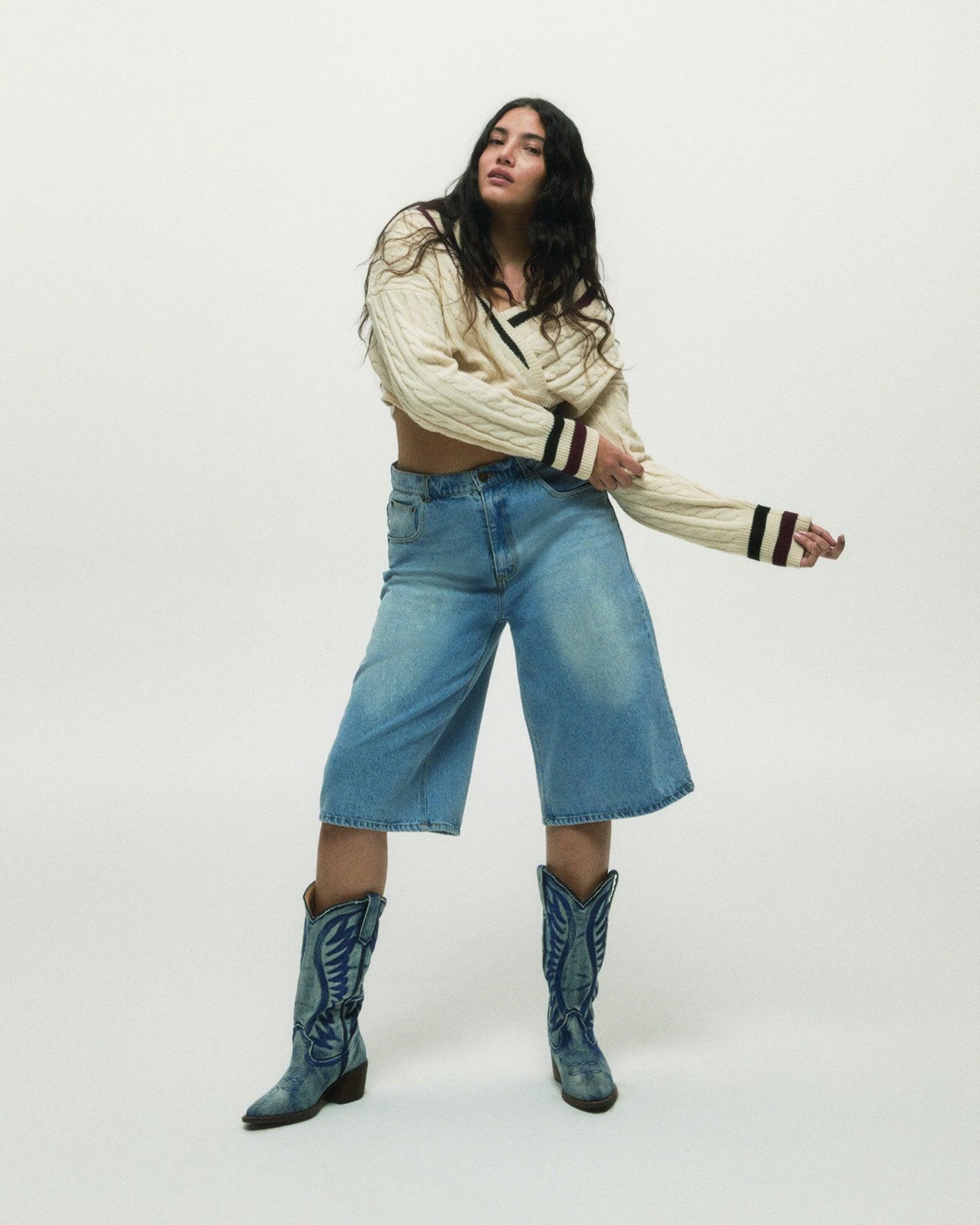 ALBANY DENIM FABRIC Female Product Image