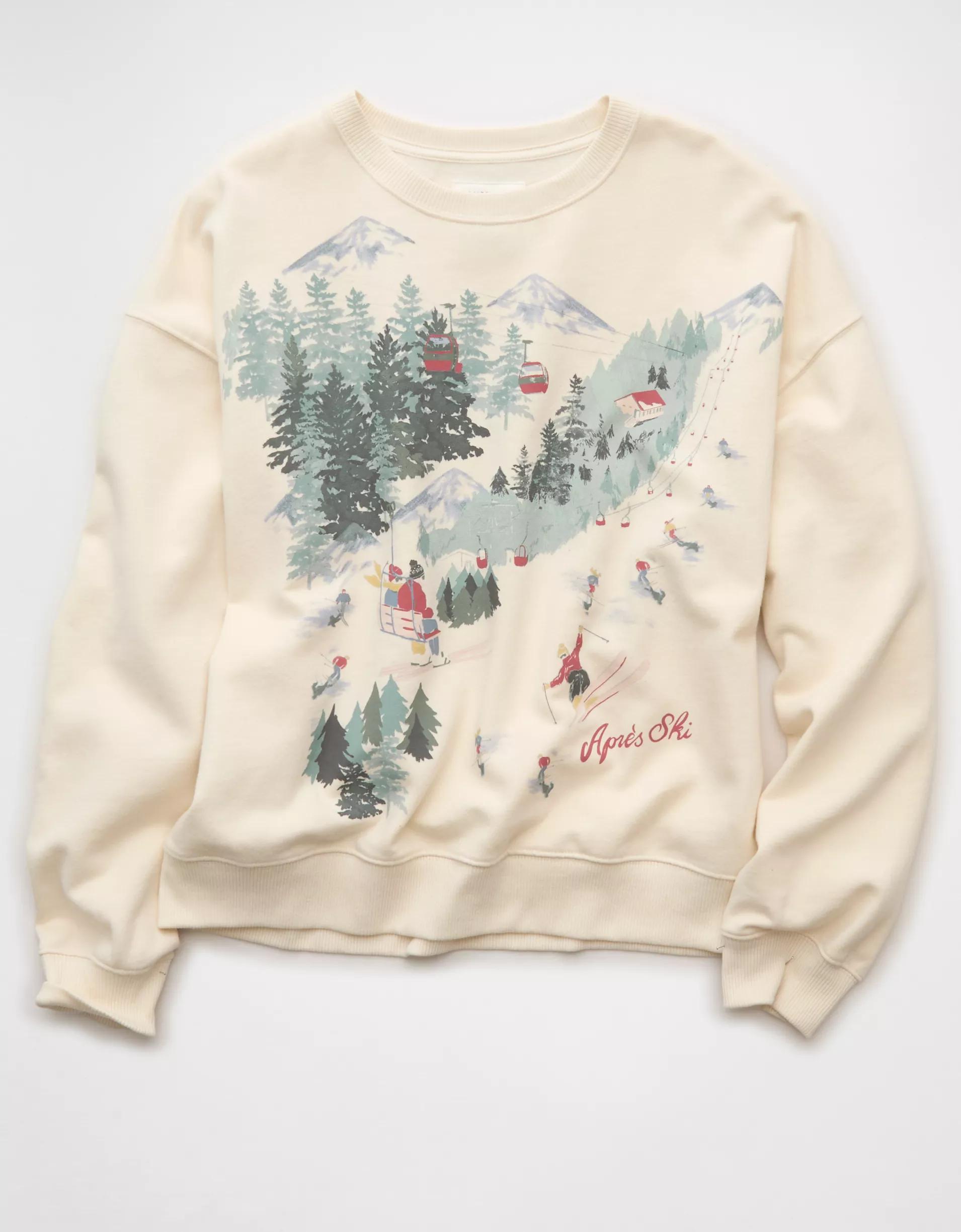 AE Relaxed Graphic Sweatshirt Product Image