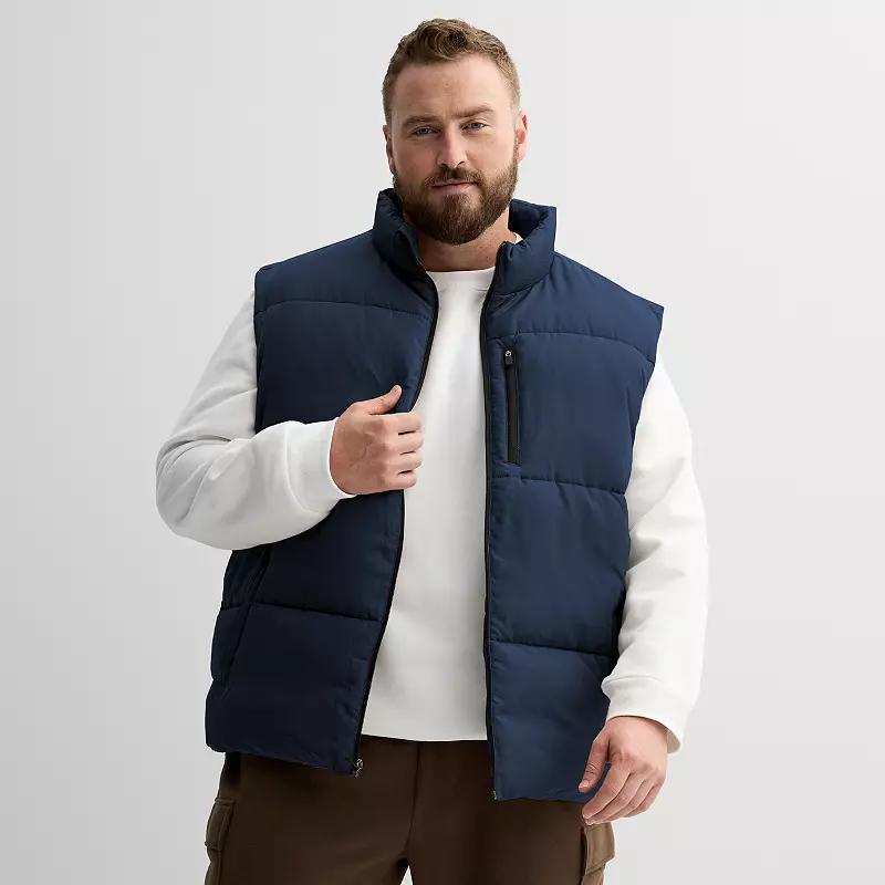 Big & Tall Tek Gear® Insulated Puffer Vest, Men's,  Product Image